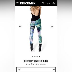 Limited blackmilk Cheshire Cat leggings. Size small. No snags or sign of wear.